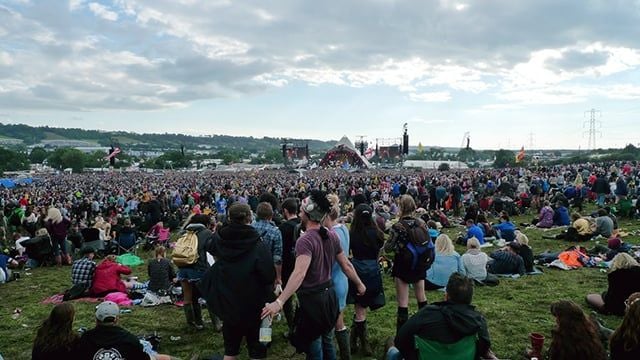 Glastonbury crowd