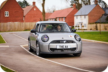 Aads lifestyle imagery 18 Learner driver in a non-branded Mini