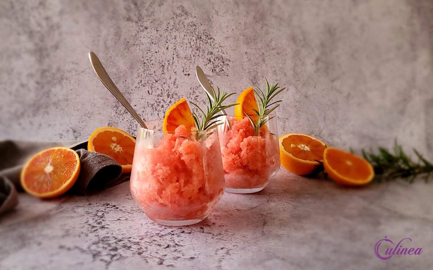 Bloedsinaasappel granita