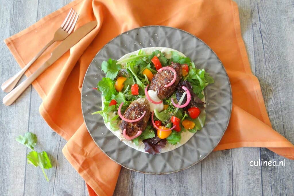Gyros kofta's met tahinsaus