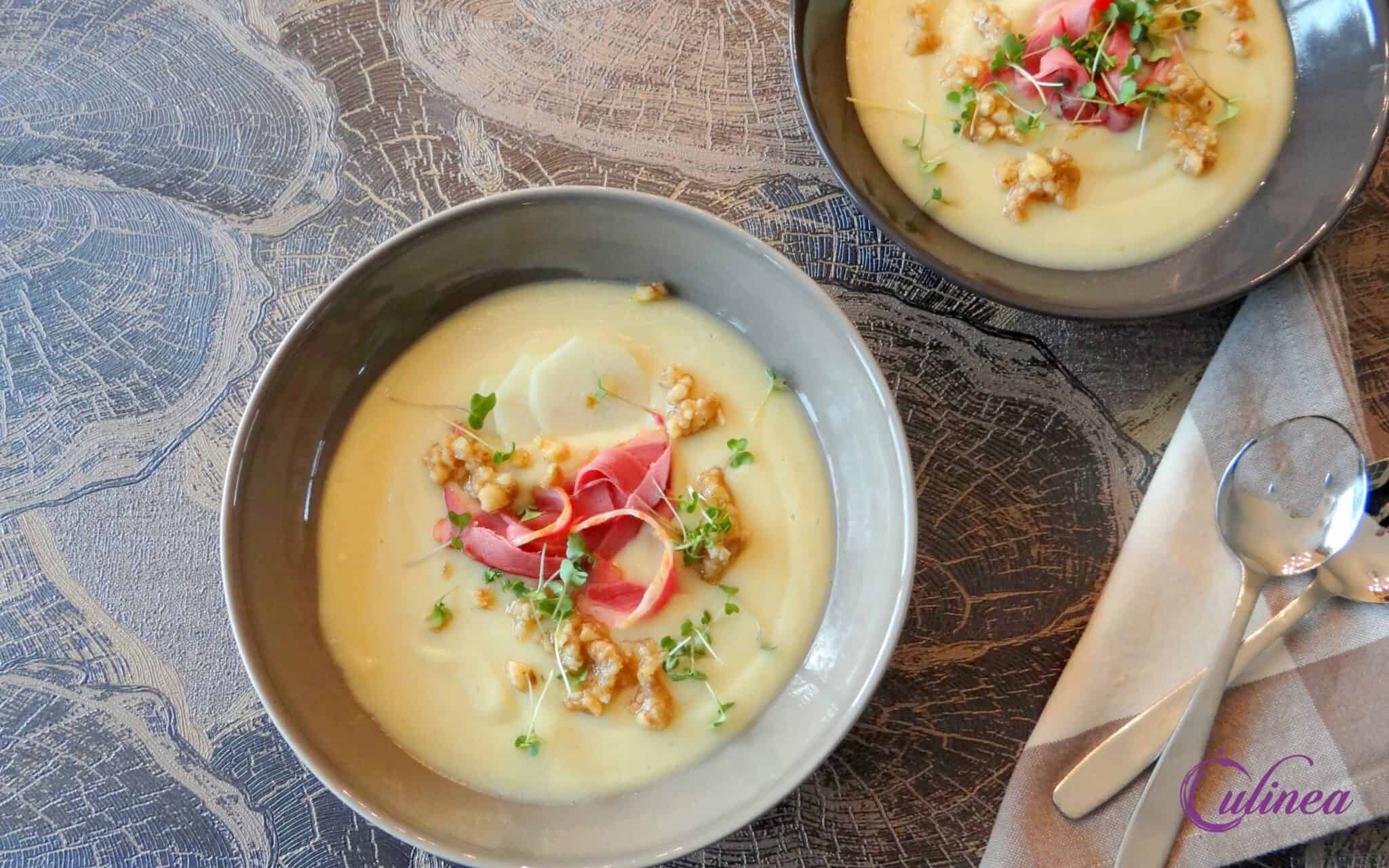 Pastinaak knolselderij soep