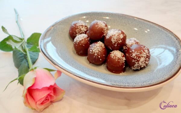 Cashewnoten abrikozen chocoladetruffels