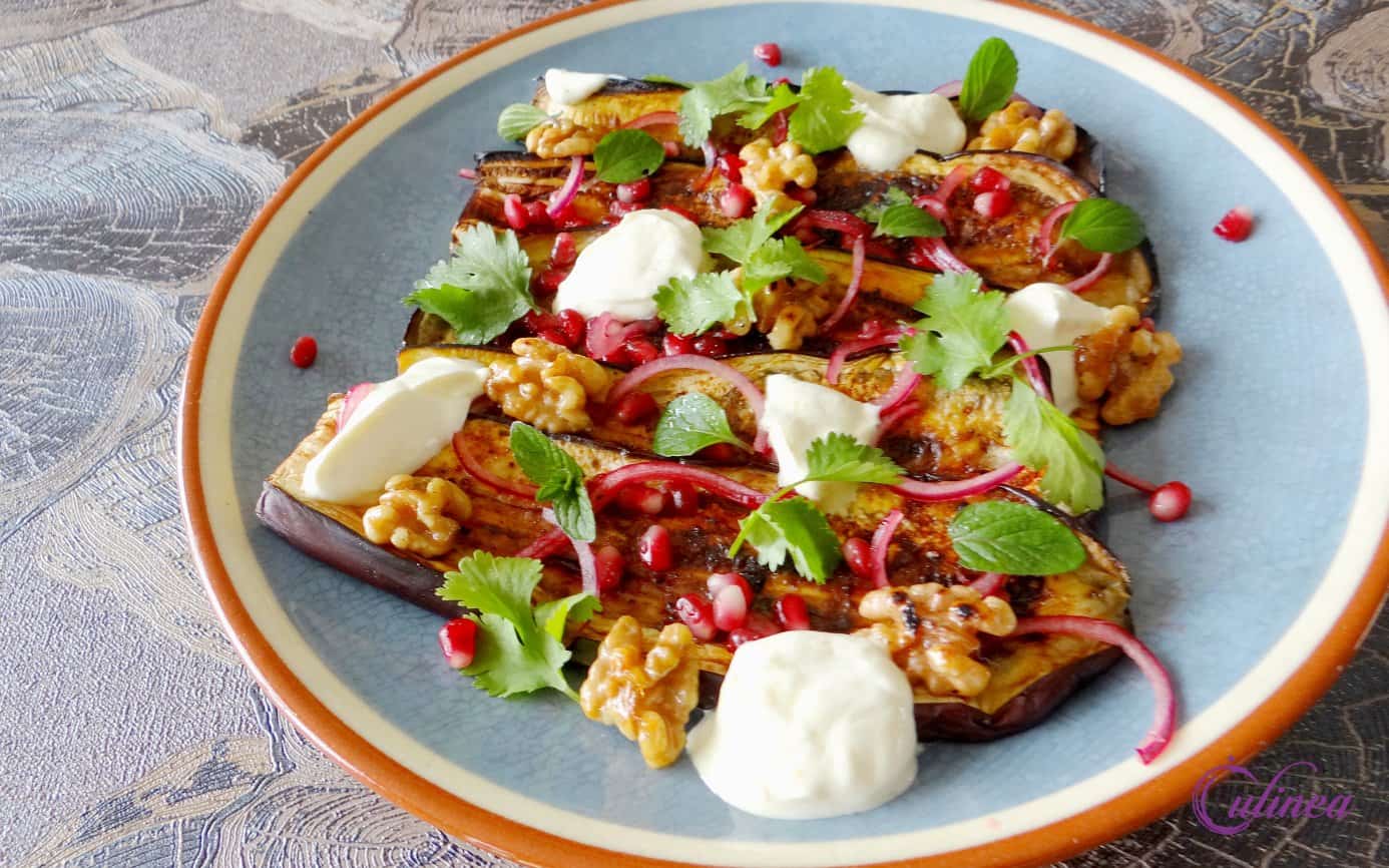 Libanese auberginesalade