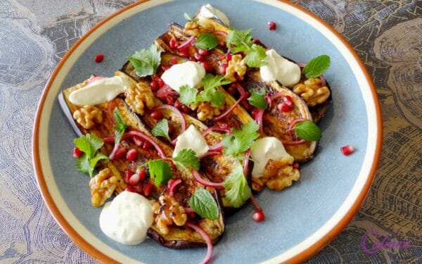 Libanese auberginesalade