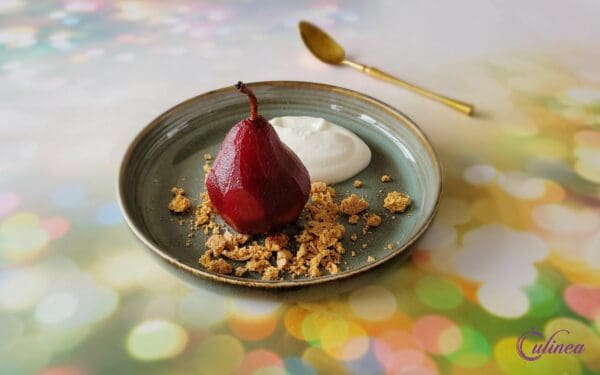 Stoofpeertjes met mascarponemousse