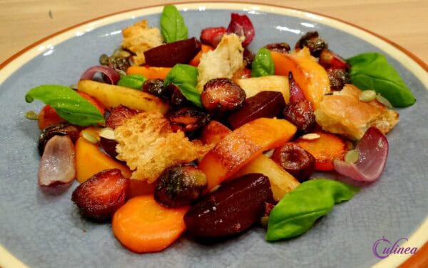 Panzanella met winterse groenten