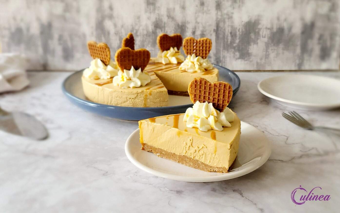 Stroopwafel mokka cheesecake