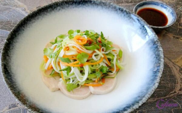 Thaise noedelsalade met kip