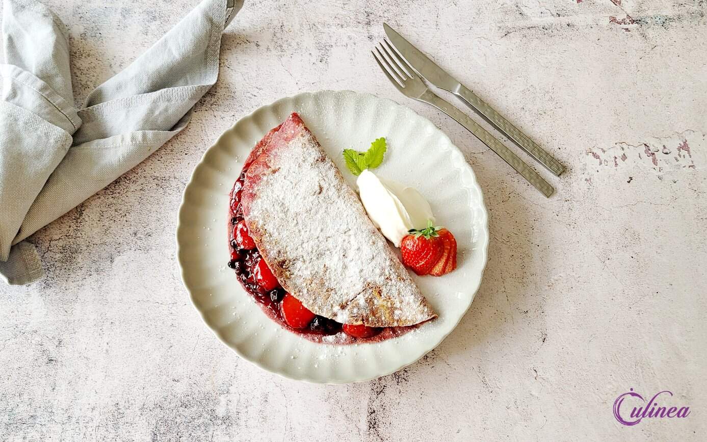 Wentelteefje wrap met fruit