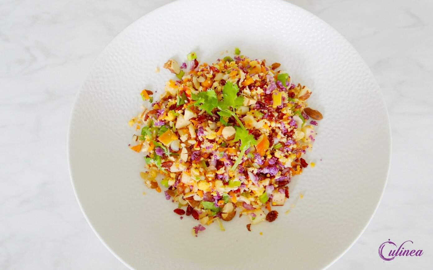 Gekleurde bloemkoolcouscous