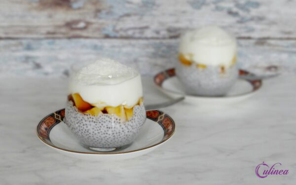 Chiapudding met banaan en kokos