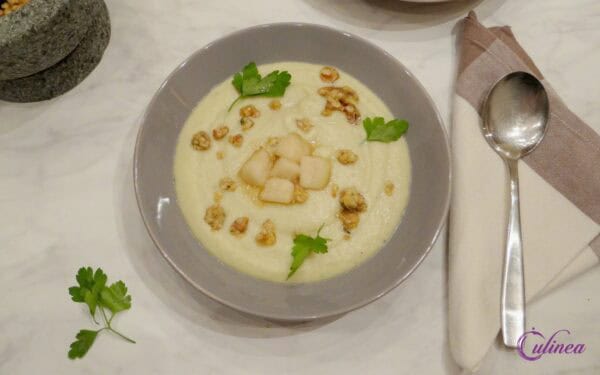 Pastinaak knolselderij en aardpeersoep