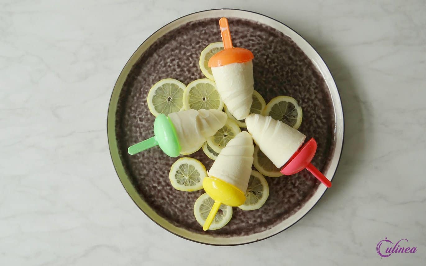 Citroen yoghurtijsjes