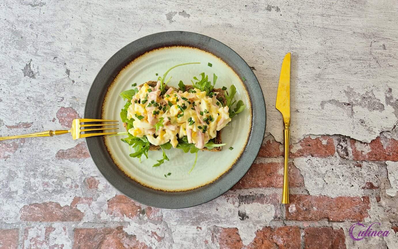 Sandwich ei-hamsalade
