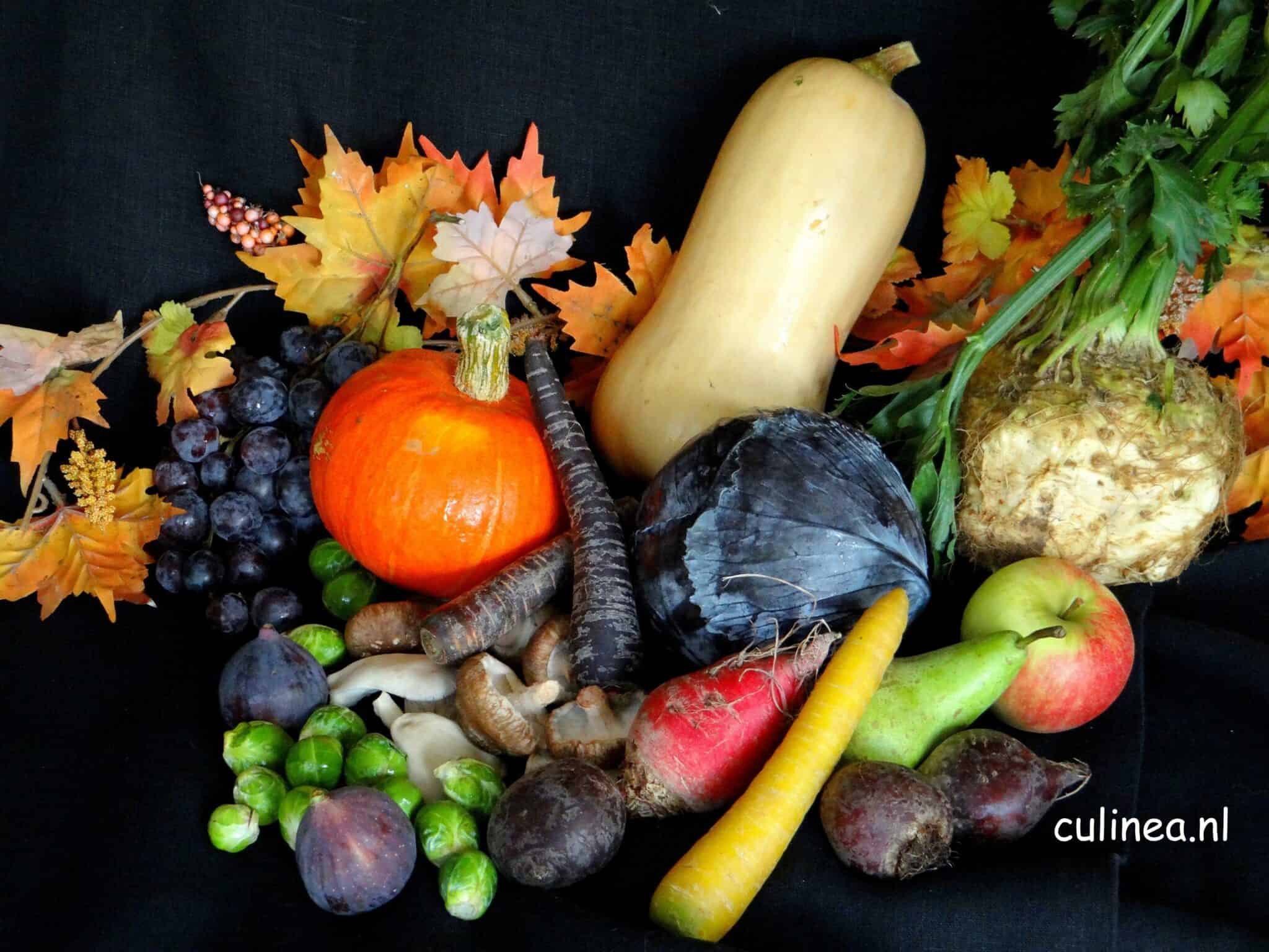 Welke herfstgroente zijn er?