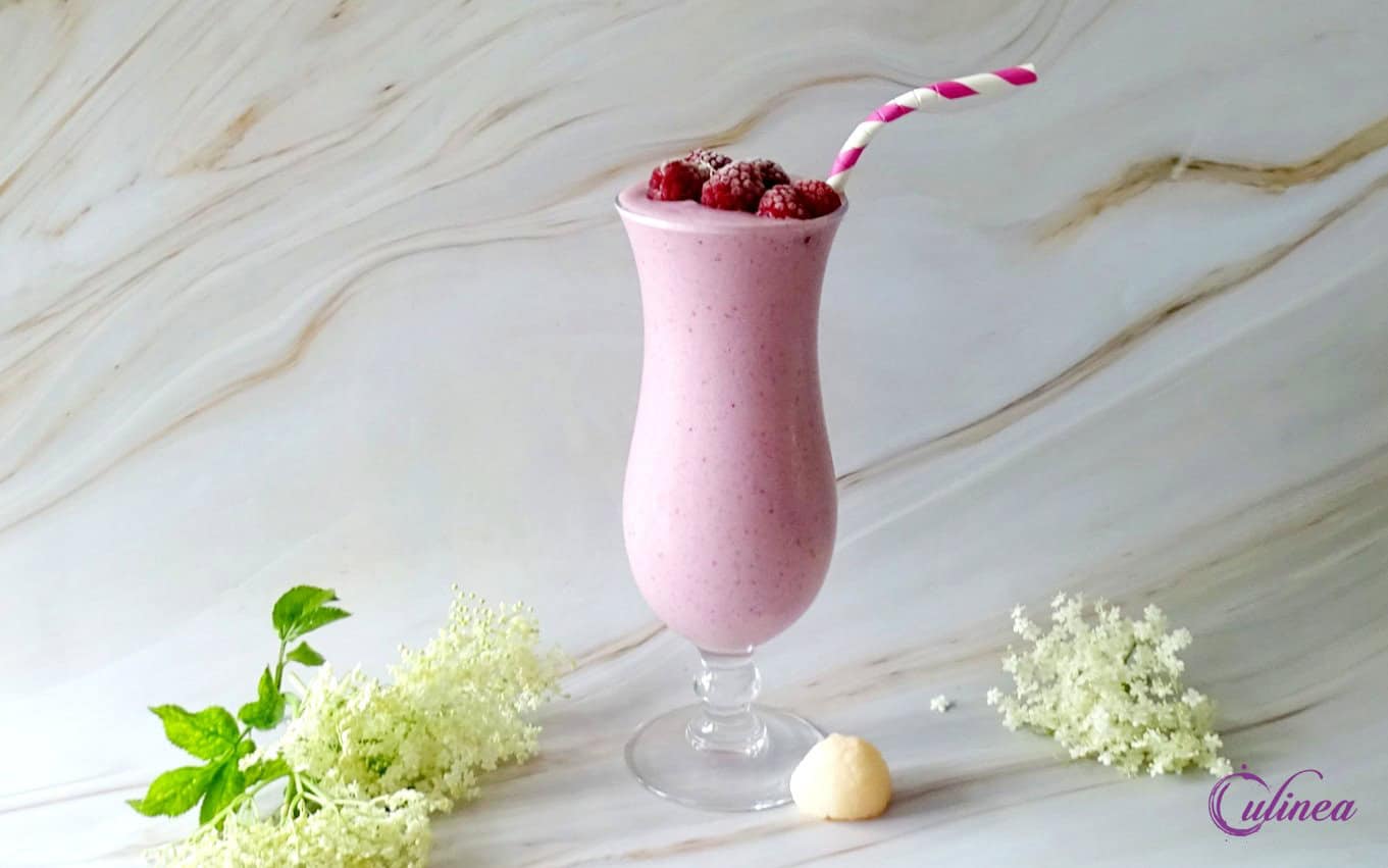 Lychee frambozen smoothie