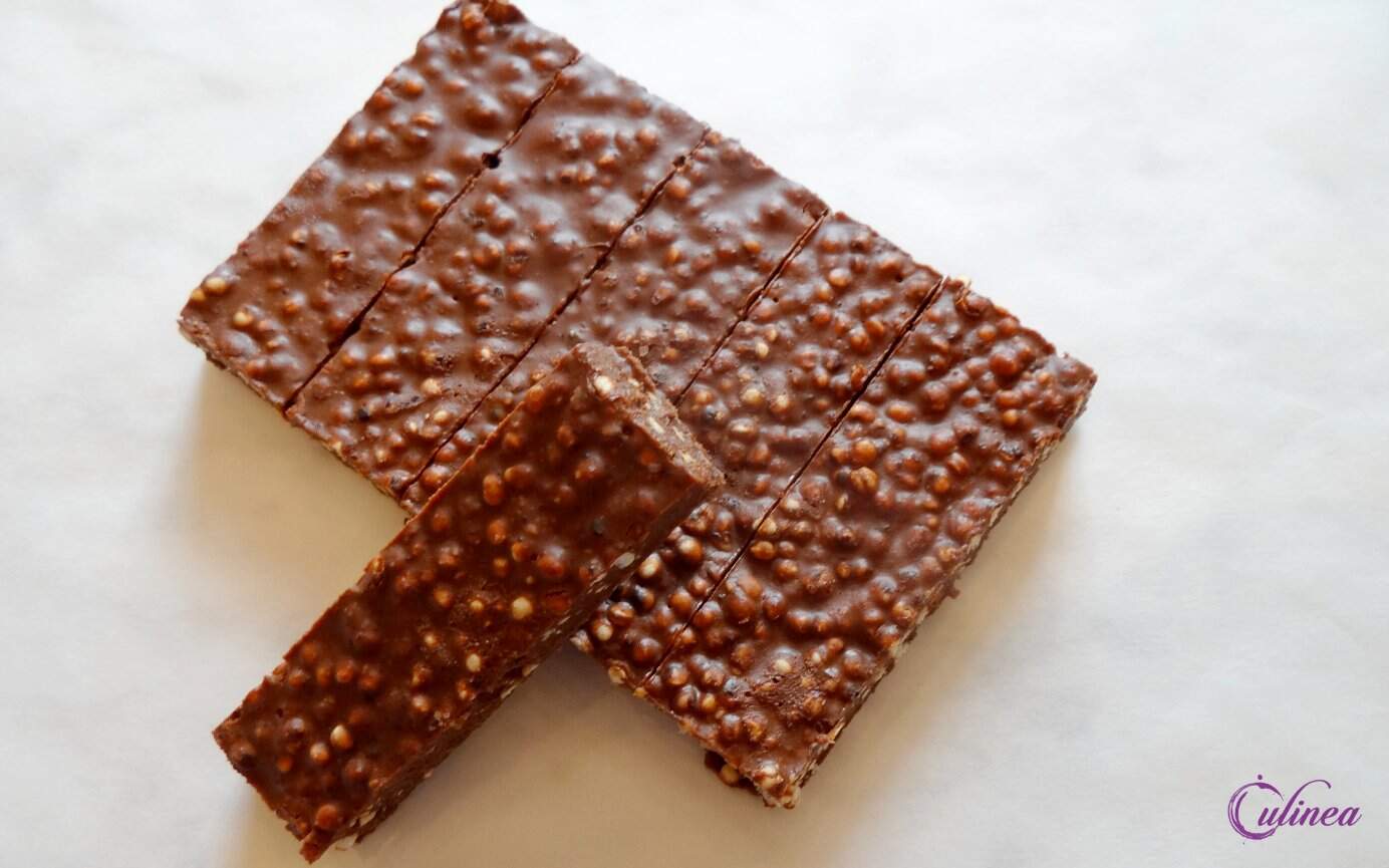 Pindakaas quinoa chocoladerepen
