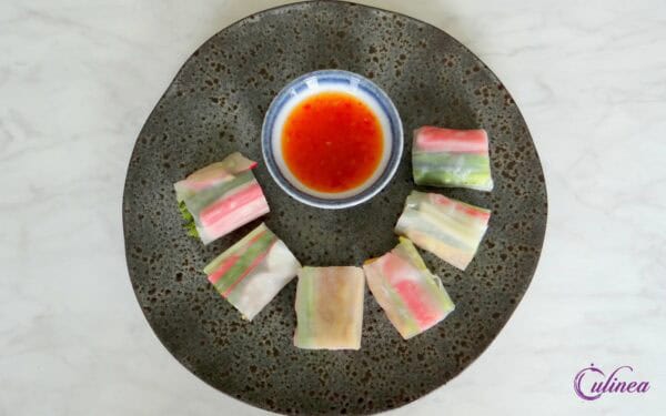 Springrolls met groene asperges