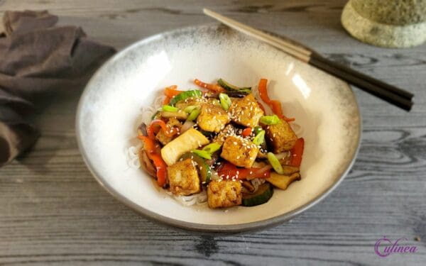 Szechuan tofu roerbak