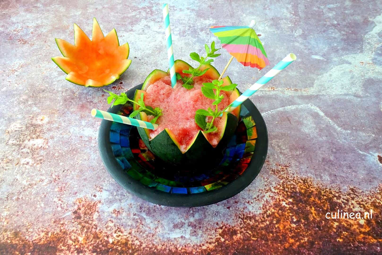 Watermeloen cranberrysmoothie