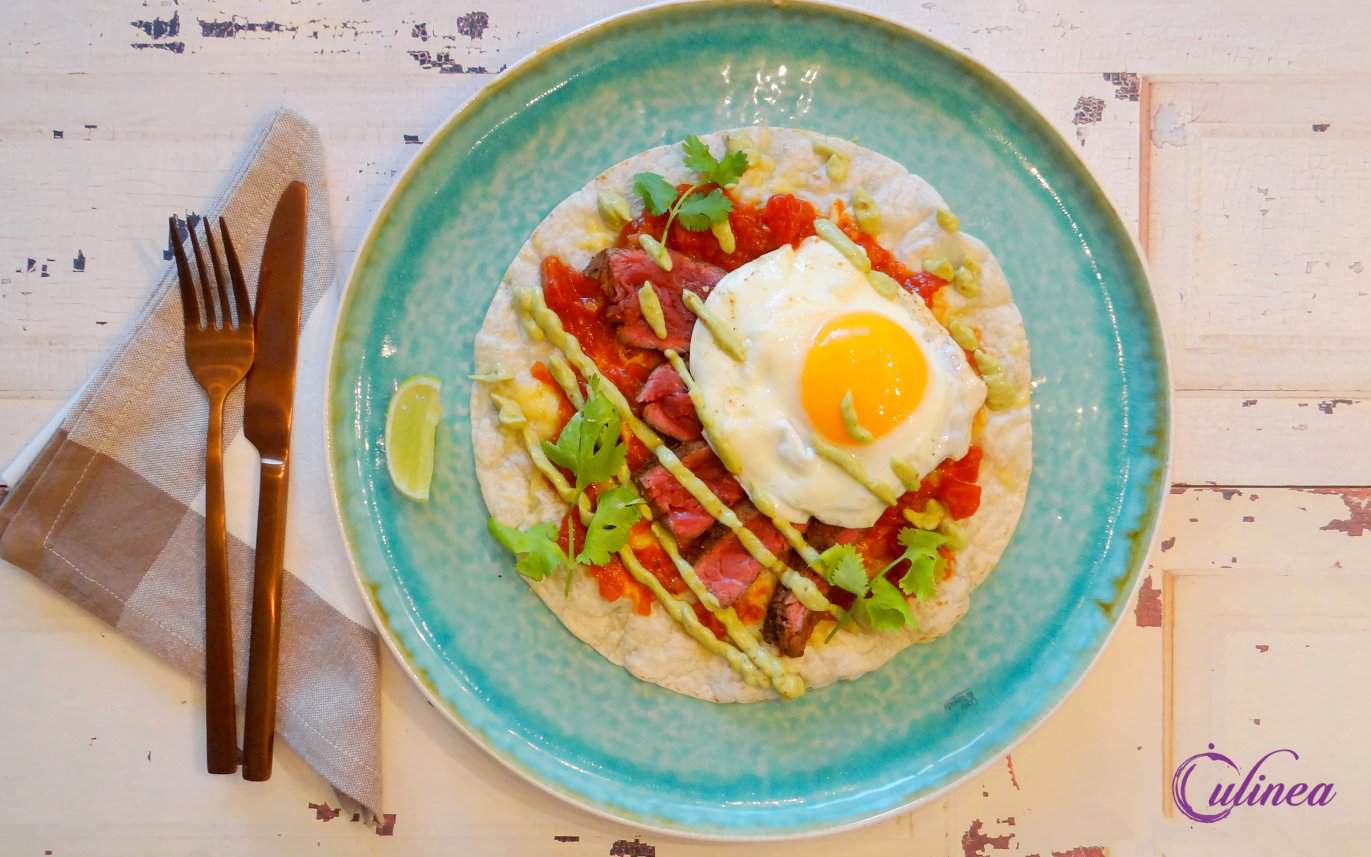 Huevos Rancheros met bavette