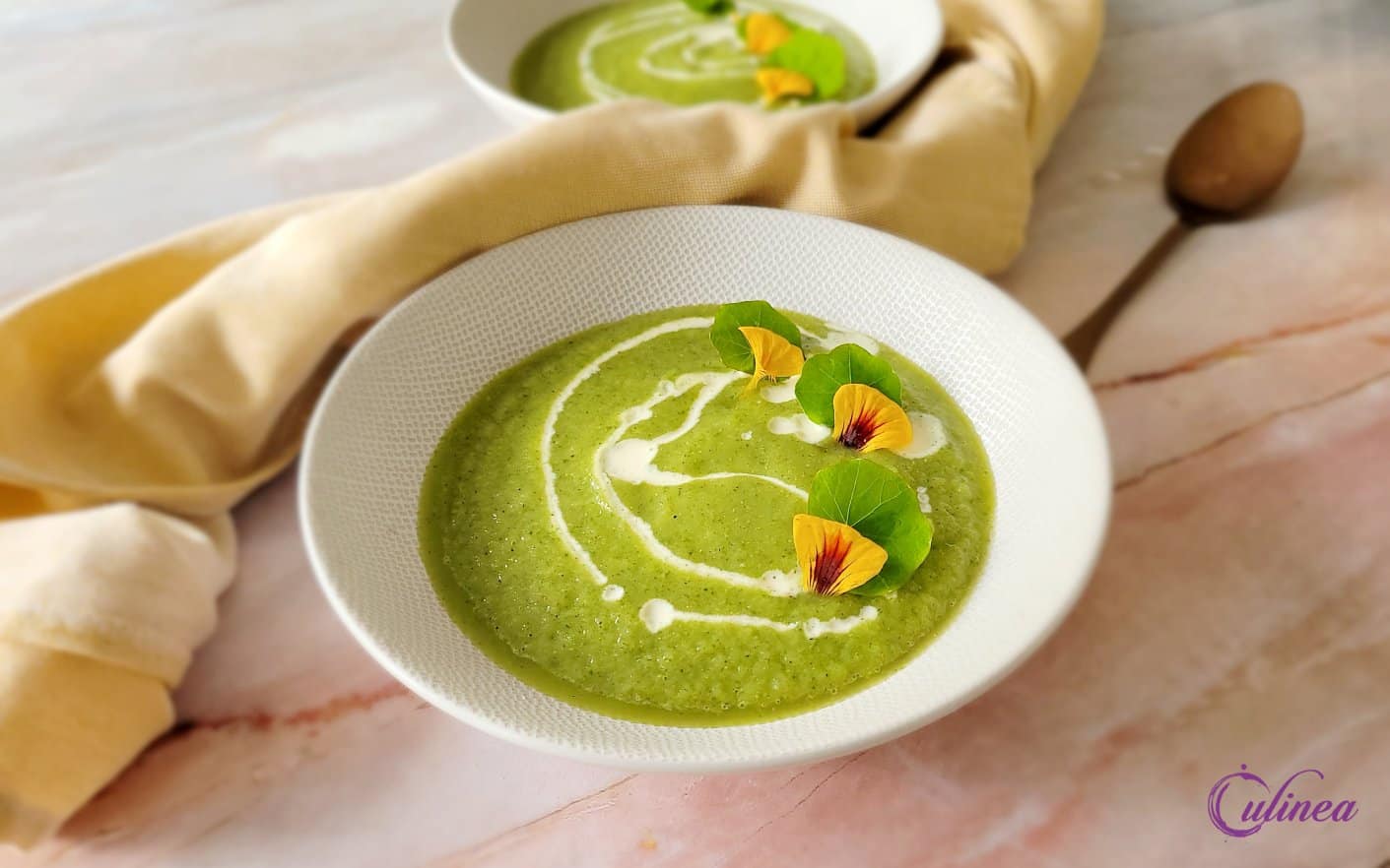 No-waste groene groentesoep