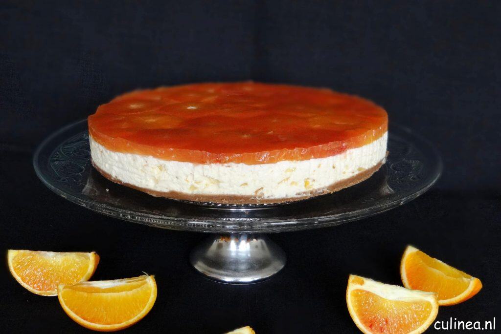 Bloedsinaasappel cheesecake