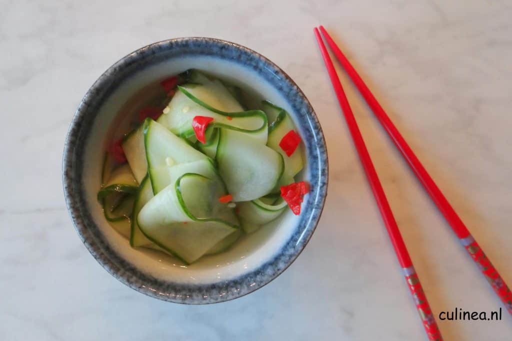 Komkommer in zoetzuur