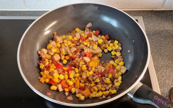 Vegetarisch gevulde courgettes