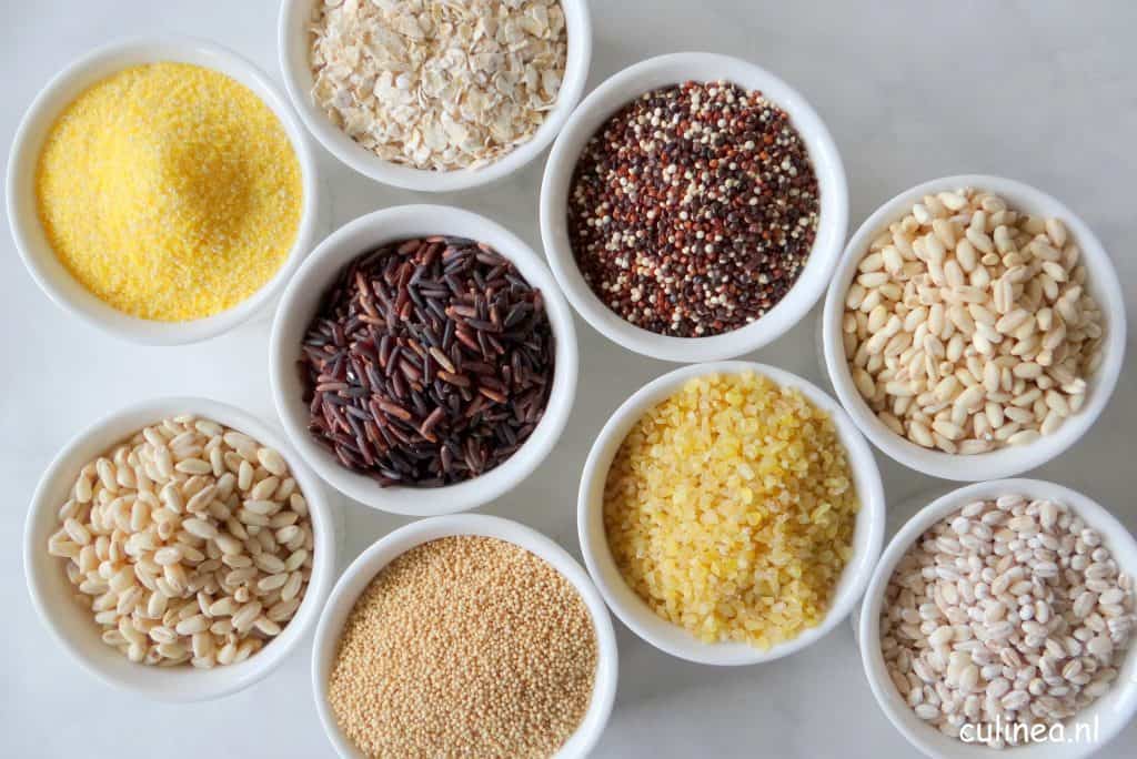 Granen en op graan lijkende producten