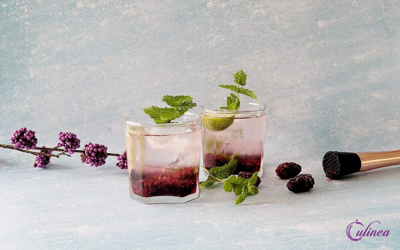 Bramen Mojito met lavendelsiroop