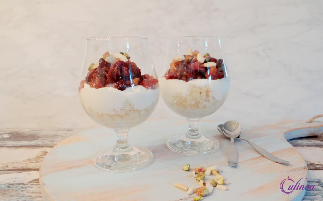 Bulgur met Griekse yoghurt en zuidvruchten