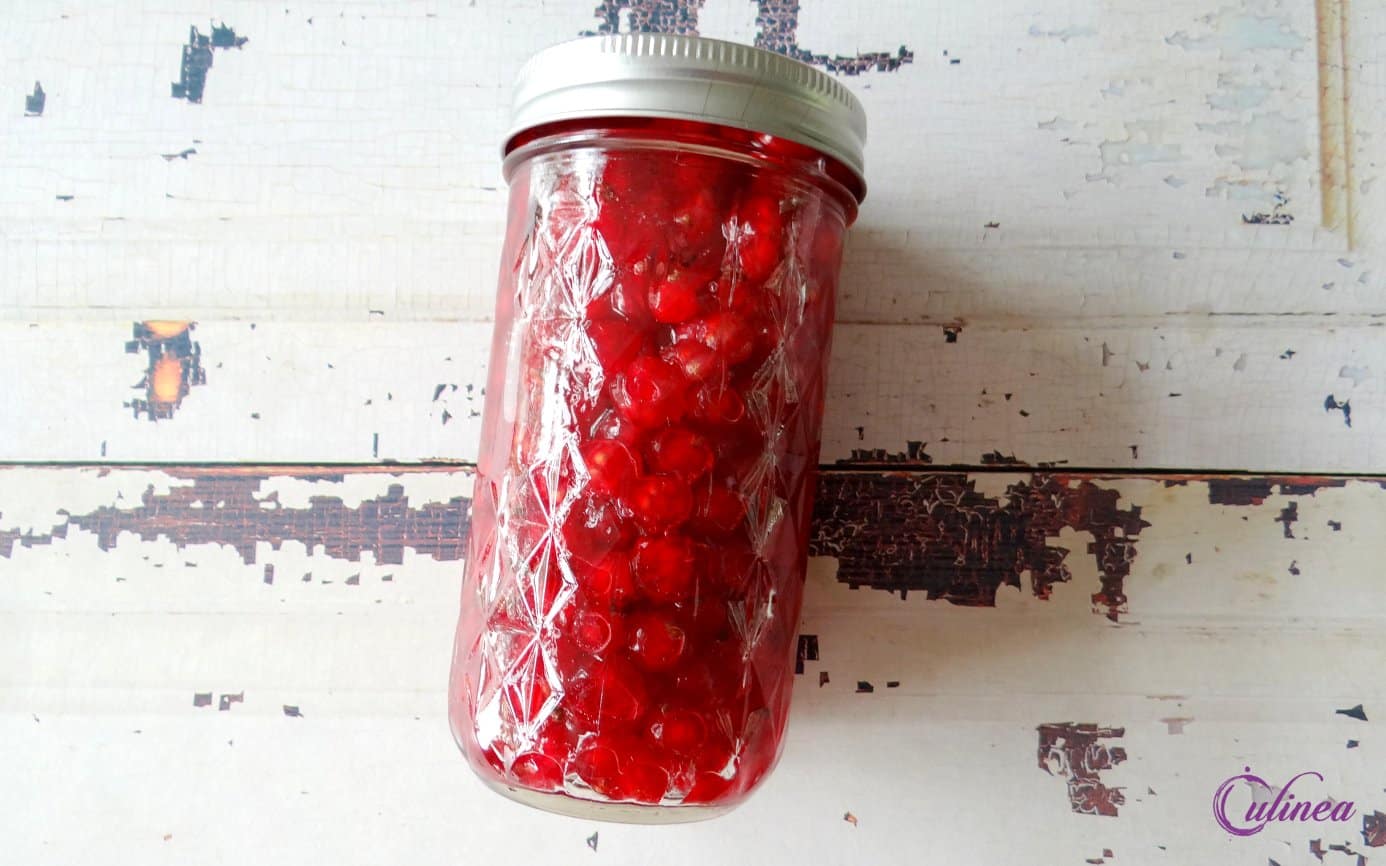 Rode Bessen op Sterke drank