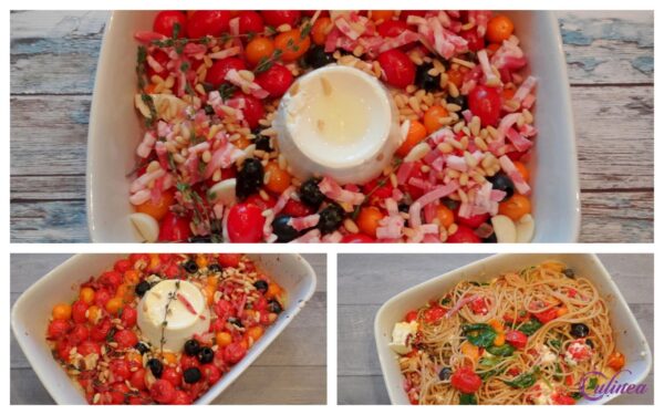 Spaghetti met Ricotta en Tomaatjes uit de oven