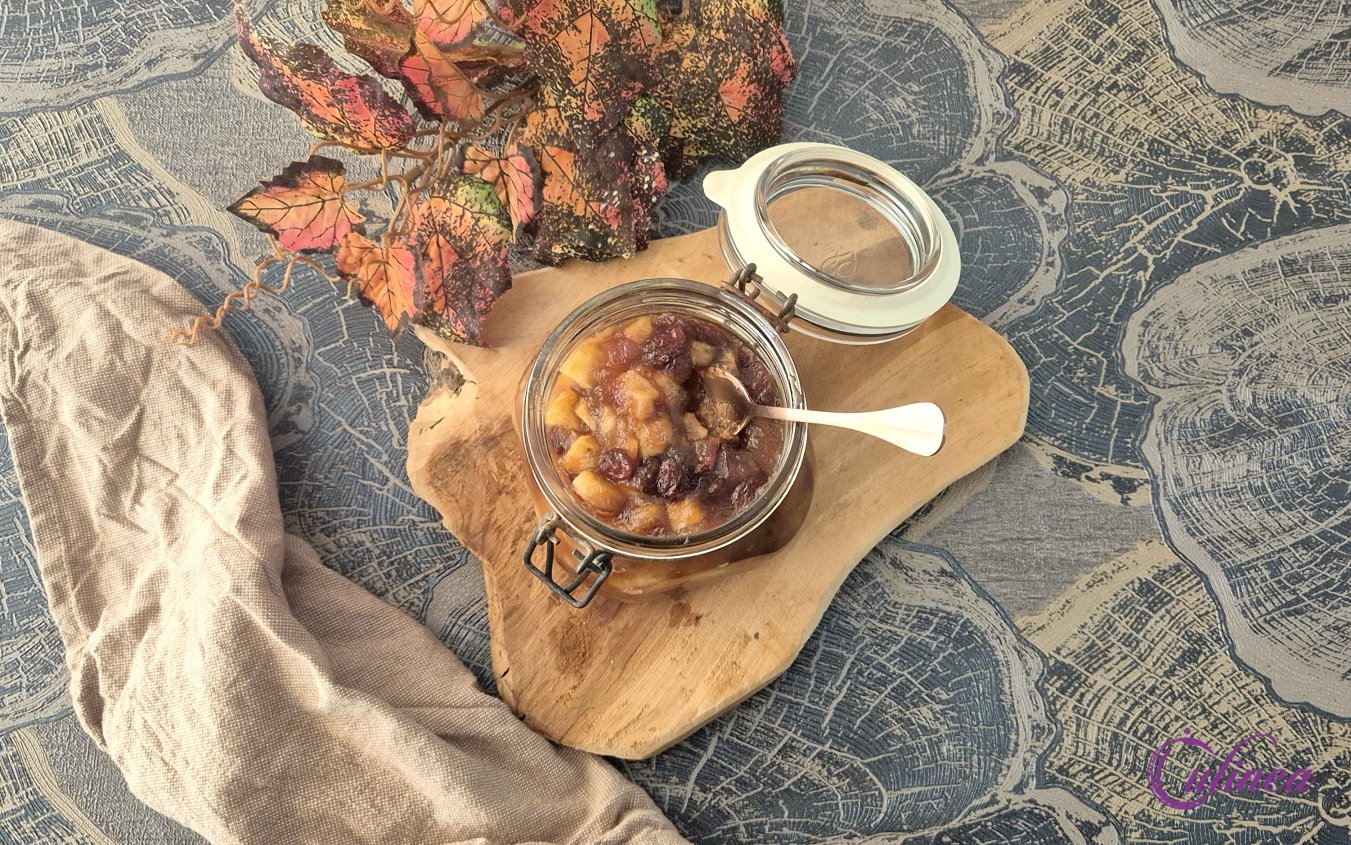 Chutney van appel en rozijnen
