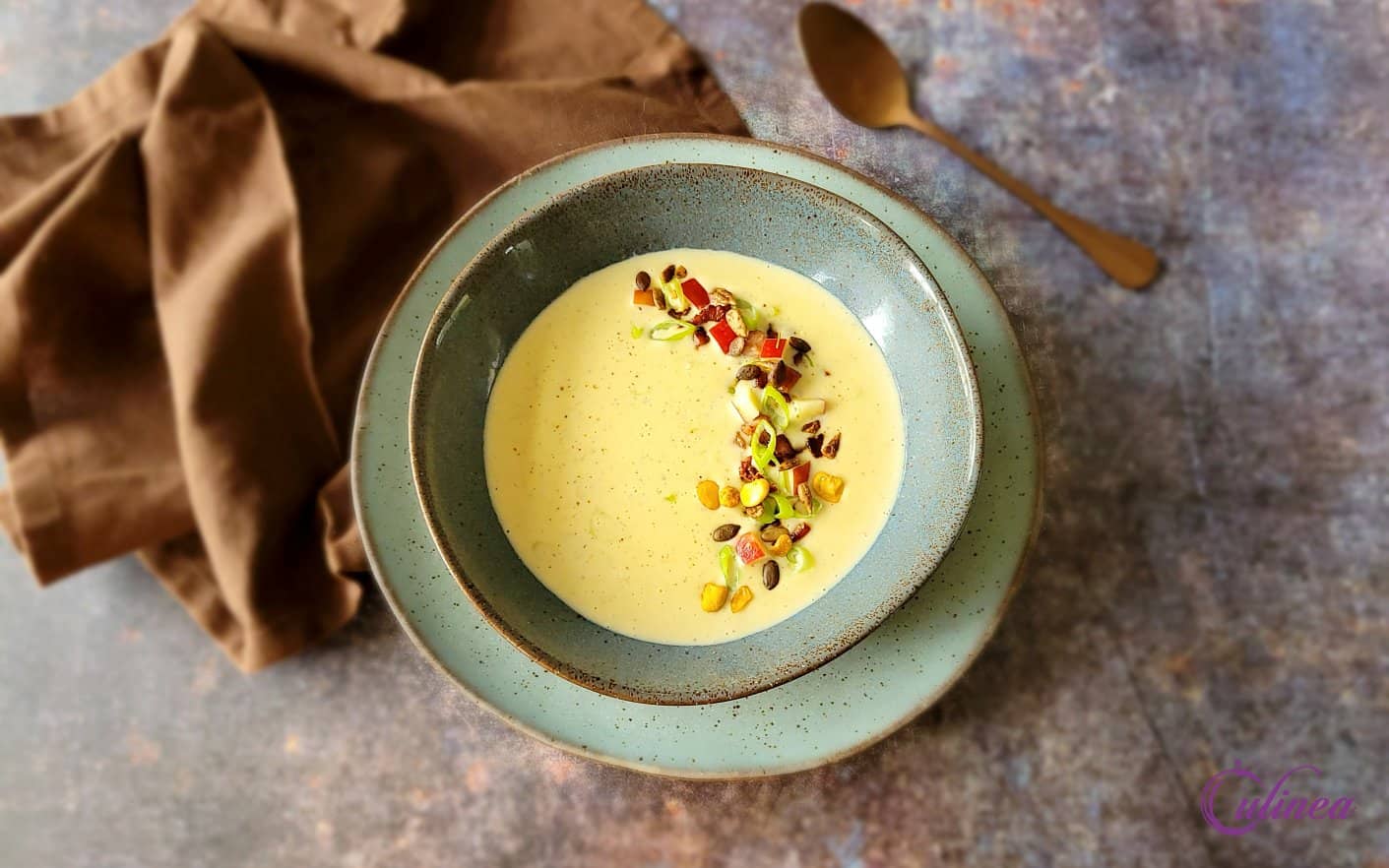 Romige mosterd kaassoep