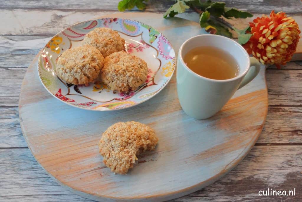 Appel kruimel koekjes