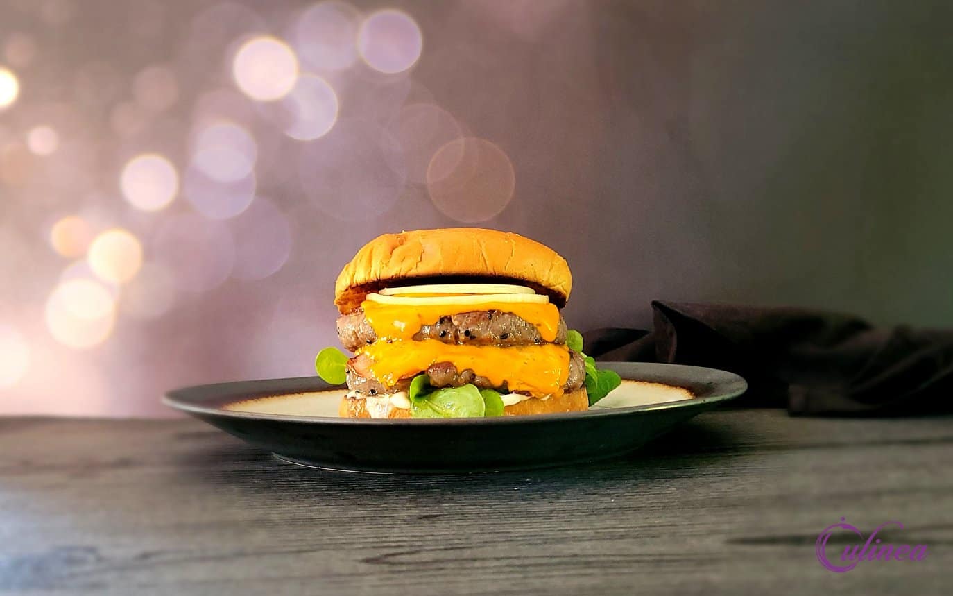 Bad-ass double cheese burgers