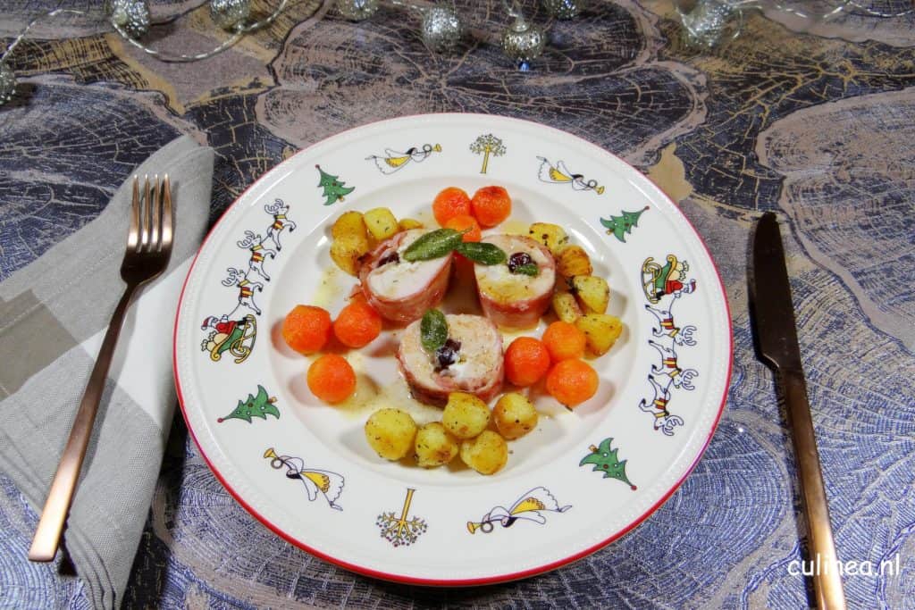 Gevulde kalkoenfilet