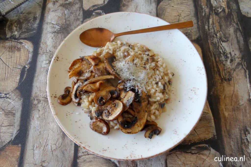 Risotto met paddenstoelen