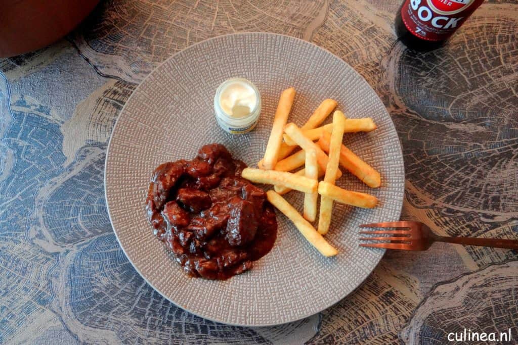 Stoofvlees in bruin bier