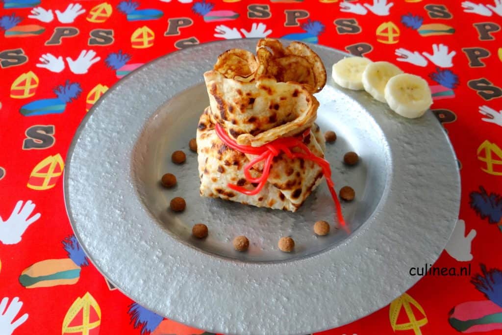 Gevulde Sinterklaas pannenkoeken