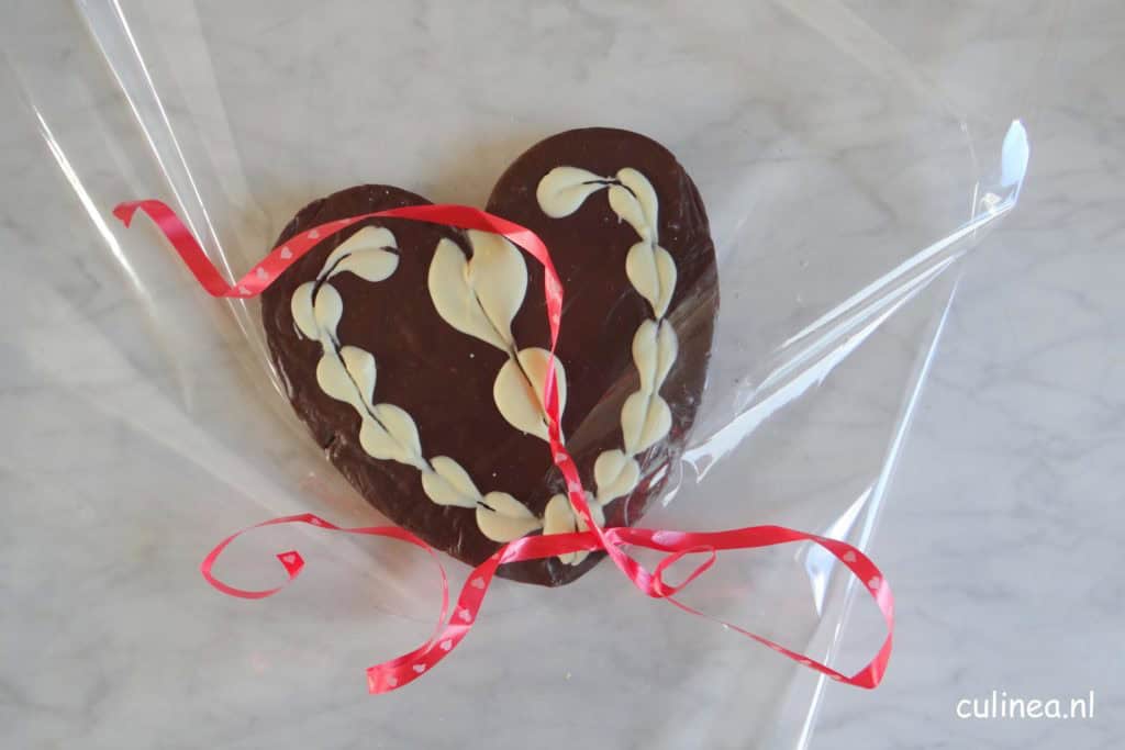 Chocoladehart voor Valentijn