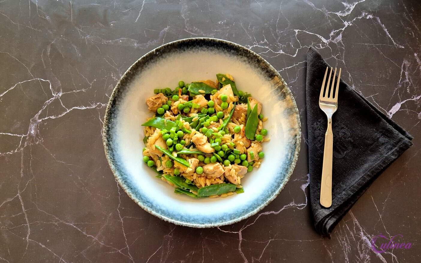 Risotto met Kip en Curry