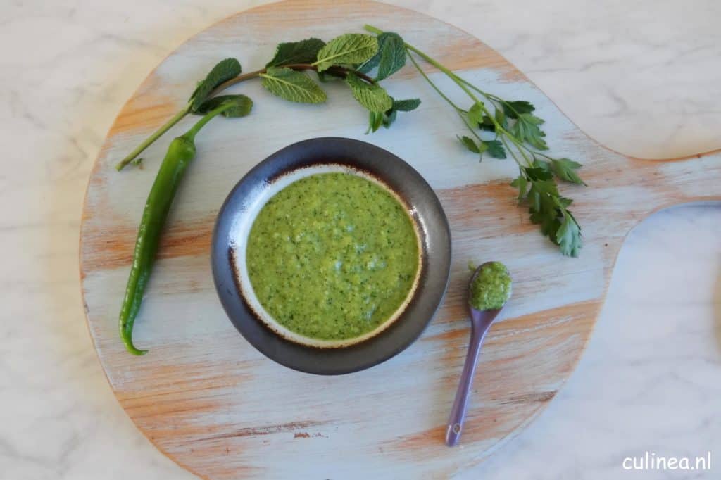 Thaise groene chilisaus