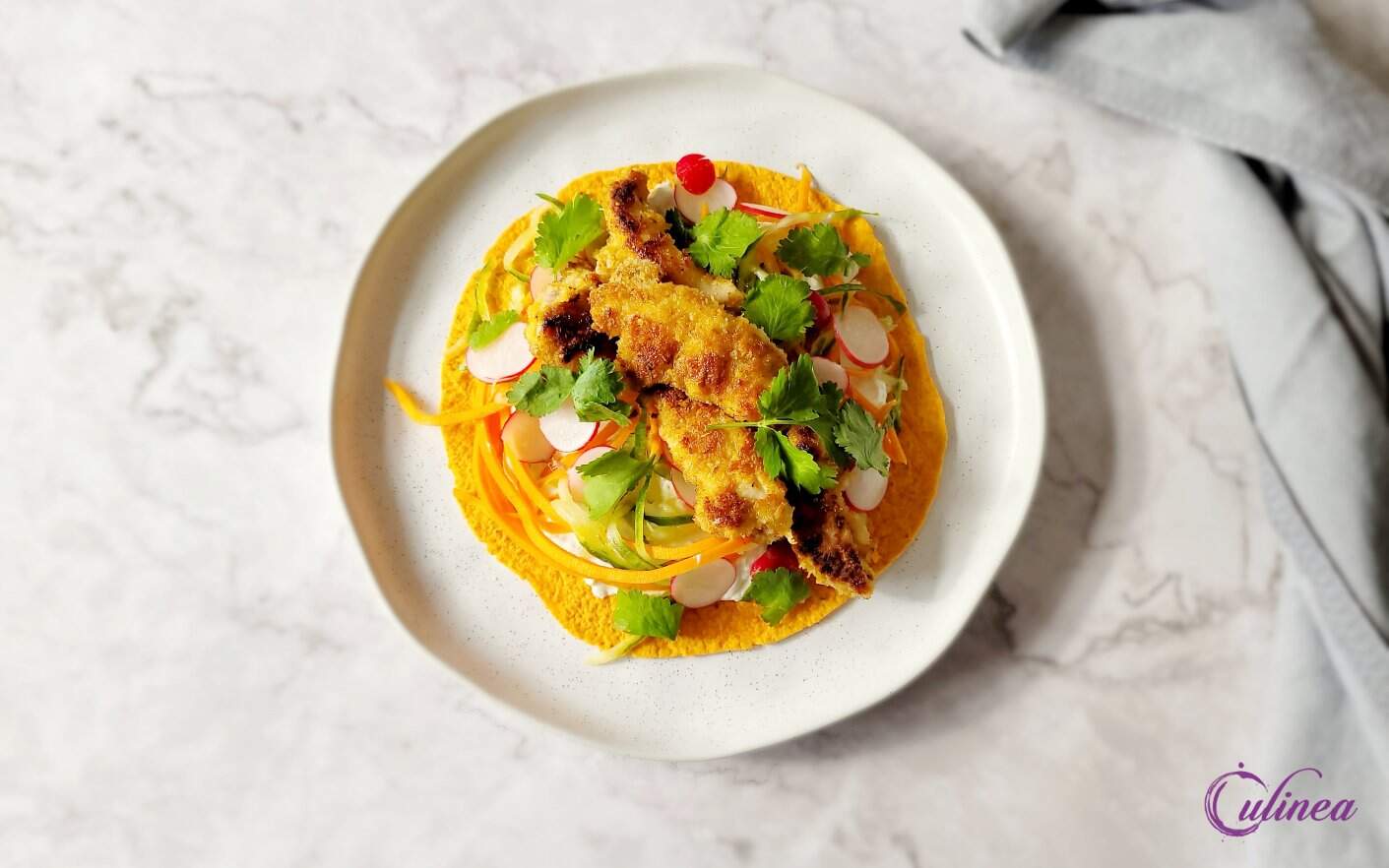 Wrap met krokante kip