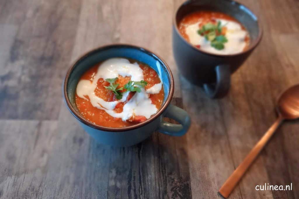 Arabische rode linzensoep