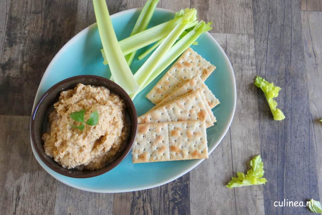 Geroosterde bloemkool dip