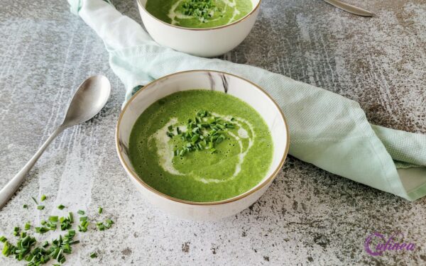 Spinazie bleekselderijsoepje