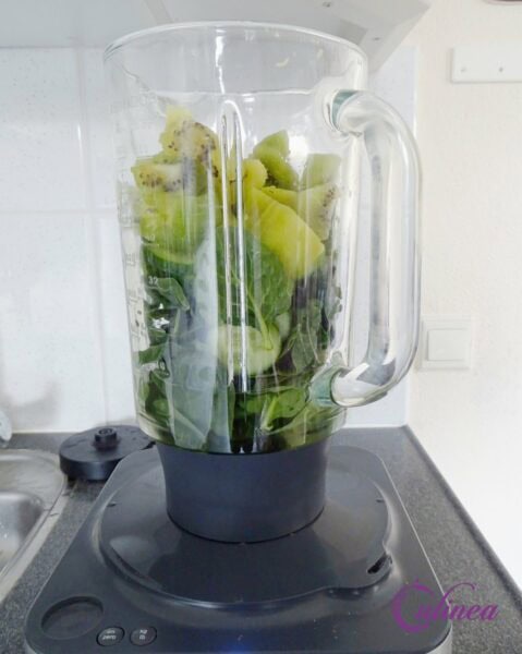 Verfrissende groene smoothie